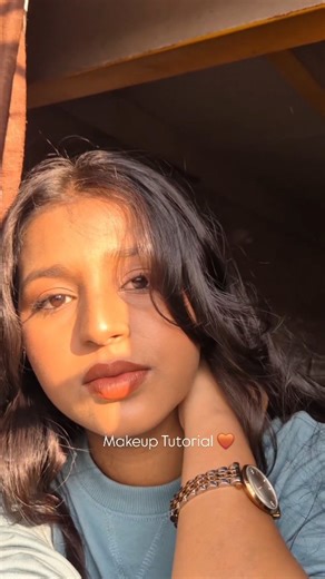 Aaishhh_ Unfiltered on Instagram: "LOVE playing with Warm Tones 🤎 Makeup Tutorial ❤️ Makeup Tutorial of brownish tone .. #instareel #makeuptutorial #makeuplook #viral #trending"