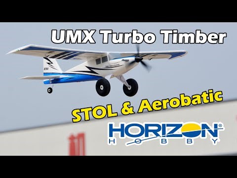 E-Flite UMX Mini Turbo Timber RC Plane Review! 地平线模型涡流迷你越野新手航模飞机测评