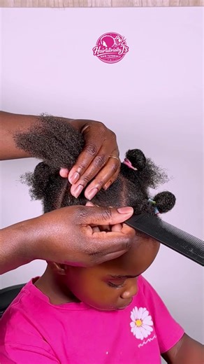 Easy hairstyle for kids #hairtutorials #kidshairstyles #hairgrowthtips