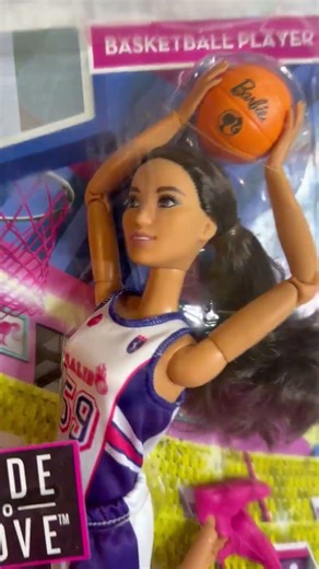 This doll is ready for the court Barbie Made to Move Doll, Tall Basketball Player, with Extra Flexib