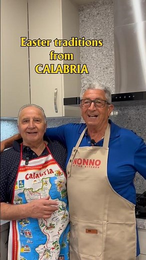 Not one but 2 nonni making traditional Easter treat #calabriafood #fragunicalabresi #italian