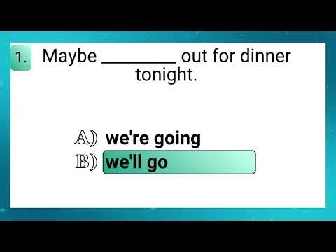 Future time | Future Tense Quiz | Test Your English Grammar Skills