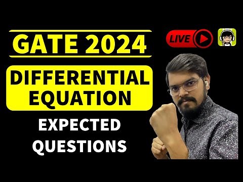 Differential Equation| Most EXPECTED Questions| GATE 2024| Engineering Mathematics