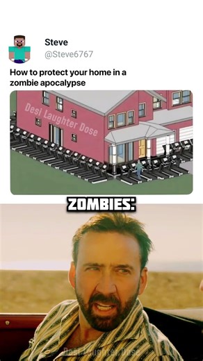 Zombies are NOT ready for this... 🧟‍♂️🧠 #shorts