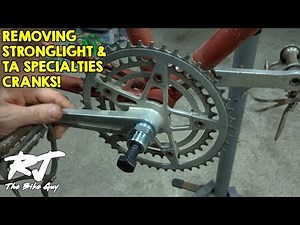 How To Remove Vintage Stronglight & TA Specialties Cranksets & Crank Puller Tools