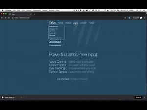 Talon Voice Control: basics