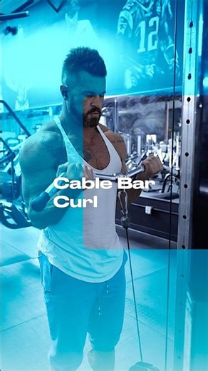 Cable Bar Curl