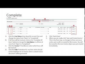 ServiceMax Invoicing Training