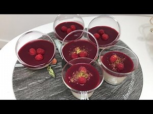 Panna cotta au coulis de fruits rouges ‏وصفة راقية