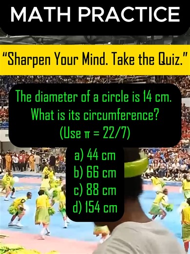 Calculate the Circumference of a Circle with 14 cm Diameter