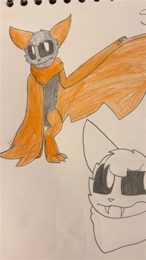 Here’s the redesign of my smiling critter oc Solar Bat (kinda) #oc #smilingcrittersoc @willow
