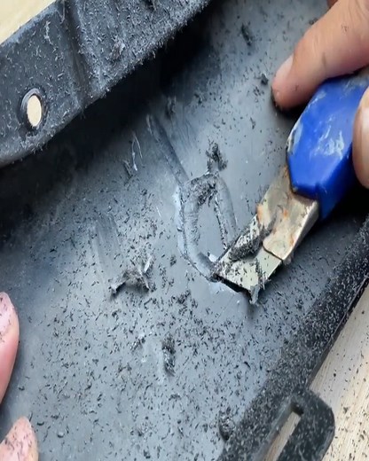 65K views · 56 reactions | Auto Repair Shop Near Me Shared This Method! Easily Repair Plastic | Aron Schroeder | Facebook