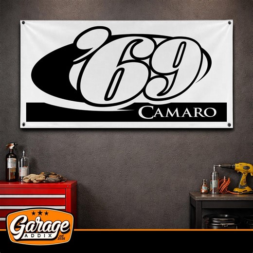 Any Year and Vehicle Model Personalized Garage Banner Sign 2x4 Ft Custom Name Shop Sign Man Cave Wall Art Gift for Dad Muscle Car Camaro - Etsy