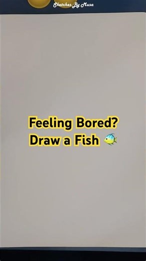 How to Draw a Fish 🐠 #trending #viral #shorts