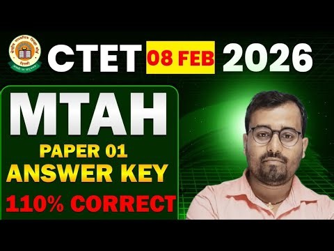 8 feb 2026 Paper 01 MATH ANSWER KEY ANALYSIS | BY PRADEEP SIR |
