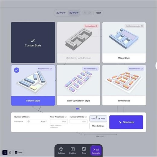 Generate Using Standard Building Layouts