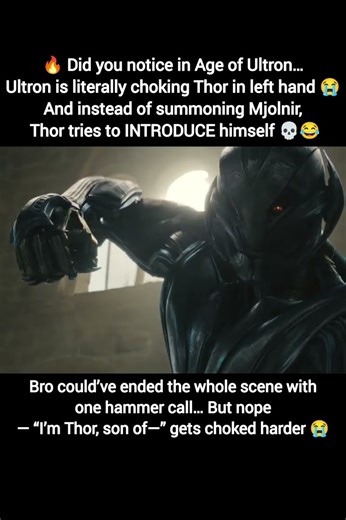 ⚡ Thor Forgot His Own Hammer in Age of Ultron!