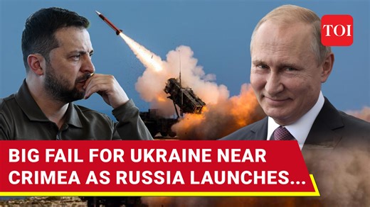 6.8K views · 92 reactions | Unable to stop the #Russian army on the battlefield, #Ukraine attempted an attack near Crimea. Kyiv's forces tried to attack 16 times but failed to achieve any success. Russia's air defence systems intercepted eight Ukrainian ATACMS missiles over the Sea of Azov and eight drones over the Black Sea overnight. | The Times of India | Facebook