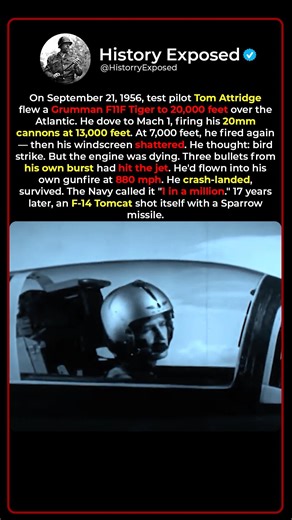 How an F11F Tiger Fighter Jet Shot Itself Down🛩💥