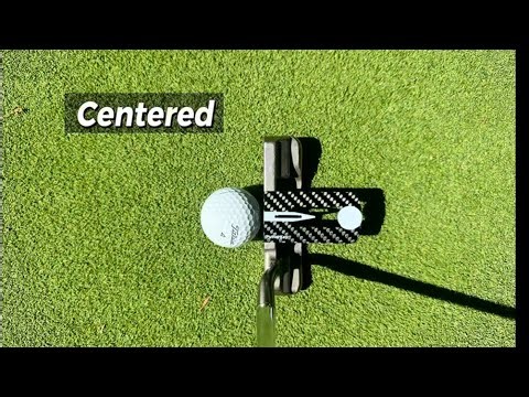 Centering on the putter face can help the strike. Putter Key helps you dial it in.