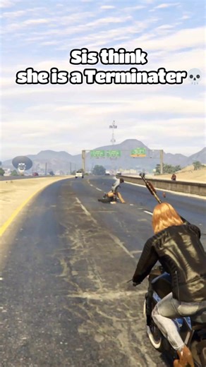 Playing as a Terminater in GTA#gta5 #gtaol #terminator