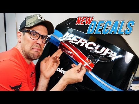How to Replace Old Damaged Decals on your Boat!