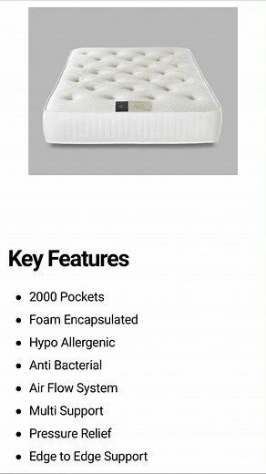 “Experience Unmatched Comfort: Introducing Our Luxurious 2000 Pocket Spring Mattress!✨ | My Bed | Facebook