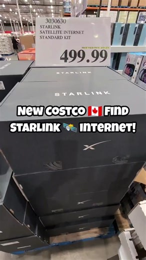 Starlink 🛰️ at Costco 😲 $499.99 for the Standard Kit, comes with a 2 month service credit. Spotted at Costco Markham East 🇨🇦. #costcocanada #costcomarkhameast #Costco #Costcohaul #MrCME #CostcoFinds #Costcoclearance #CostcoDeals #starlink