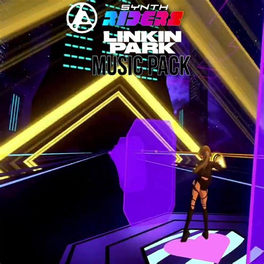 🤘🏼Linkin Park Music Pack OUT NOW on Synth Riders -Breaking The Habit -DLC #synthriders #vr #shorts