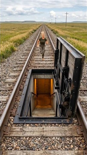 An invisible bunker hidden in plain sight… would you stay here? 👀⬇️