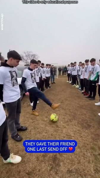 ⚽ One Final Goal for Their Teammate ❤️ #shortvideo