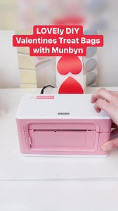 9.7K views · 31 reactions | Our Munbyn Thermal Printer makes personalizing Valentine’s treat bags a breeze! #ad Head over to the blog for all the details and chance to snag your own Munbyn. What are your fave sweet treats? #munbyn #ValentinesDayGifts #crafts #sustainmycrafthabit #diyprojects | Sustain My Craft Habit | Facebook