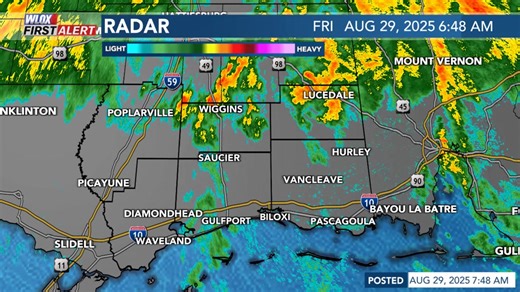 Hearing thunder? Lightning has been detected in South Mississippi. Here's a quick glance at the radar. For a more detailed look, check out our interactive radar at wlox.com/weather/radar | WLOX First Alert Weather
