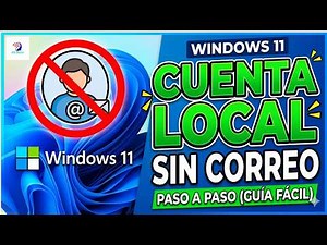 Cómo crear Cuenta Local en Windows 11 SIN CORREO (Paso a Paso)