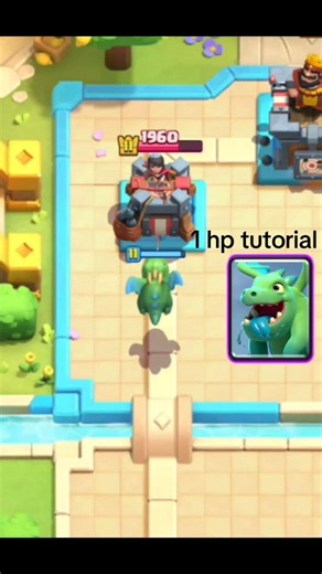 1 hp tutorial #clashroyale