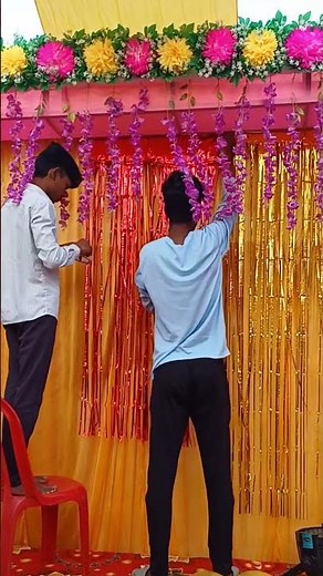 Background decoration for Birthday Party 🎈 #birthdaydecor