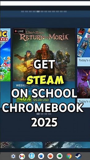 How To Get Steam On Chromebook | (2025) WORKING!!