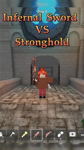 Infernal Sword VS The Stronghold #99nightintheforest #roblox