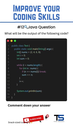 “Java Tricky Loop MCQ 🔥 while vs for-each | Coding Interview Question #shorts”