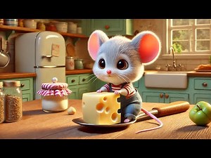 I'm a Mouse 🐭🎶 | Fun 3D Animated Kids Song 2025 🎶 Cute Mouse Adventure! New Nursery Rhymes