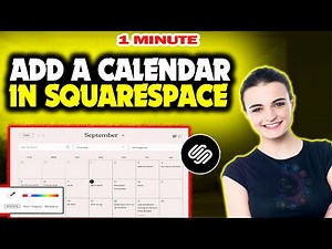 How to Add a Calendar in Squarespace (Quick & Easy)
