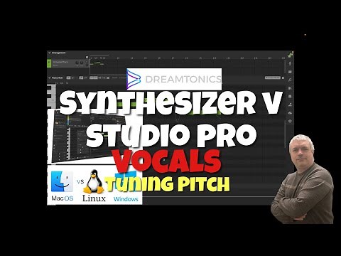 Dreamtonics Synth V Studio for MAC / Windows / Linux VST / AU - Tutorial 4: Tuning, Pitch, Vibrato