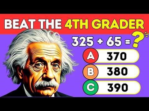 Are You Smarter Than a 4th Grader? 🧠➕ Math Quiz for Grade 4