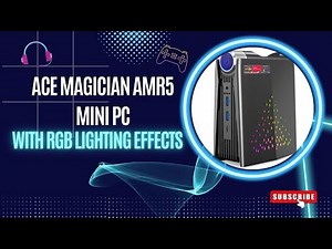 Ace Magician AMR5 Gaming MINI PC with RGB lightning effects, to do everything in this PC machine!
