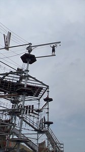 Don’t look down 🫣 🧗‍♀️ Our brand-new TOWER CLIMBER is an impressive 21 meters high, which is equivalent to over 4 double-decker buses 🚌 The biggest of its kind in the UK, Tower Climber is a 4 storey adventure course that features 69 different elements and obstacles. Not only that, but if you manage to reach the top, you’ll be met by epic views of the Rhingos mountain range 🏞 🎟 https://zipwo.uk/3sLHoYK | Zip World