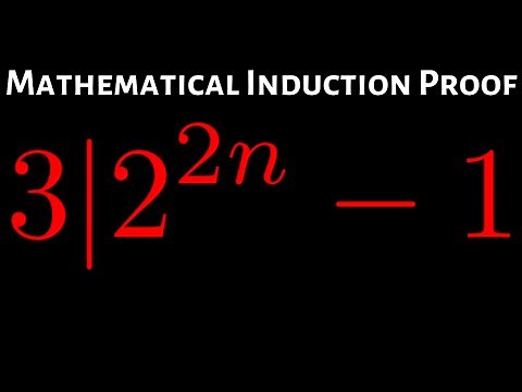Divisibility Mathematical Induction Proof: 3 Divides 2^(2n) - 1