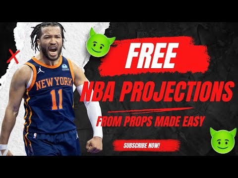 FREE PrizePicks NBA Goblin Projections From Props Made Easy 1/2/26