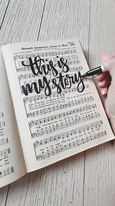 3K views · 61 reactions | Each hymn sign from Imperfect Dust is hand-lettered to highlight these timeless lyrics and to bring the truth of old hymns back into everyday spaces. The goal is to keep these songs alive in your home, serving as reminders of God’s promises. Which hymn brings back a memory or speaks to your heart? You can shop this title and many more at imperfectdust.com #hymns #hymn #BlessedAssurance #church | Imperfect Dust - Hand Lettered Art by Danielle | Facebook