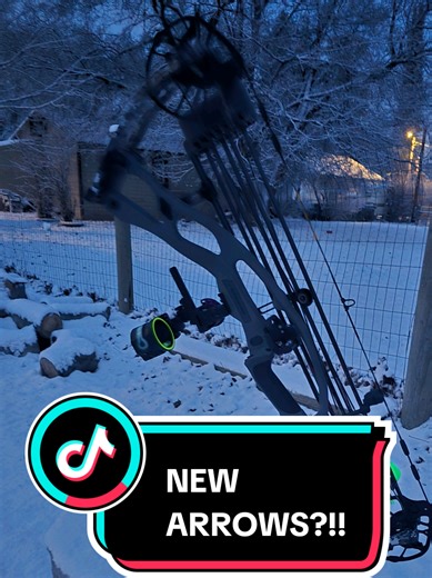 New arrows who dis? this is my current setup until I get dialed in, then I'll be moving to the Easton Axis 4mm arrows. #Bow #Hoyt #archery #fyp #Easton
