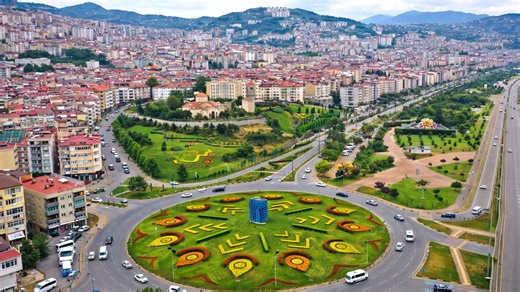 Trabzon city vibrant coastal metropolis surrounded by mountains